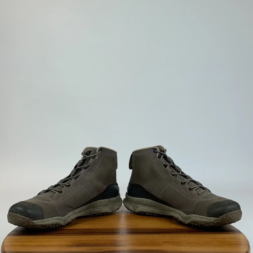 Mens Under Armour Speedfit Brown Mid Outdoor Hiking Ankle‎ Boots Size 9 M GUC